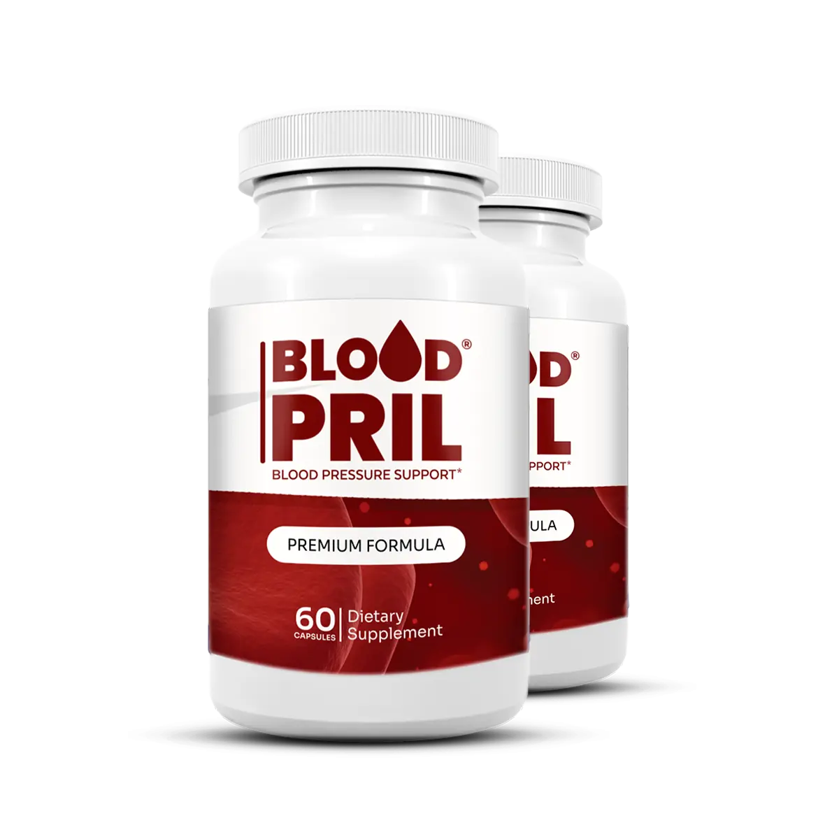 Two bottles of BloodPril, 60-day supply package
